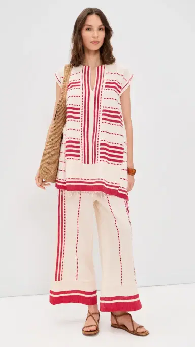 lemlem Elina Caftan Eshe Red | Thumbnail 5