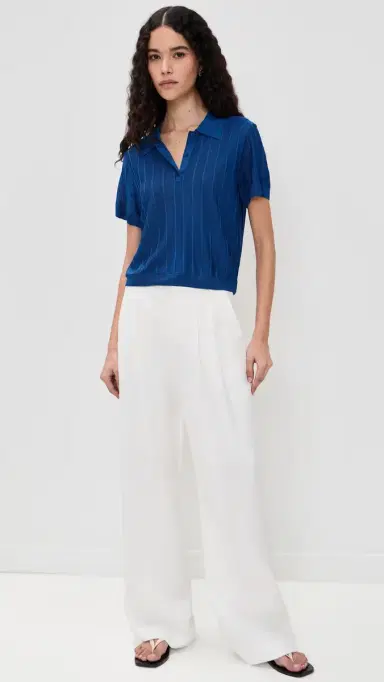 FRAME The Linen Trouser White | Thumbnail 5 FRAME The Linen Trouser White | Thumbnail 5