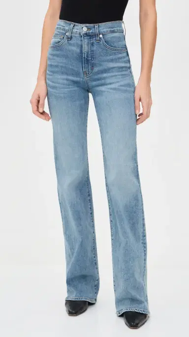 Veronica Beard Jean Crosbie Wide Leg Jeans Rebel Stone | Thumbnail 2 Veronica Beard Jean Crosbie Wide Leg Jeans Rebel Stone | Thumbnail 2