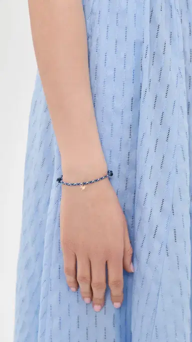 Zoë Chicco 14k Hummingbird Paracord Bracelet 14k Yellow Gold One Size | Thumbnail 3
