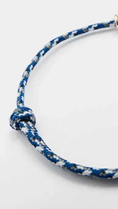 Zoë Chicco 14k Hummingbird Paracord Bracelet 14k Yellow Gold One Size | Thumbnail 4