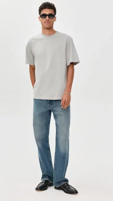 AGOLDE Asha Mock Neck Tee Reflect | Thumbnail 5 AGOLDE Asha Mock Neck Tee Reflect | Thumbnail 5