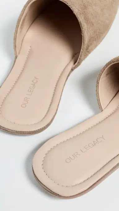 Our Legacy Suede Cigar Slip On Loafers Cedar Speckled Suede | Thumbnail 3