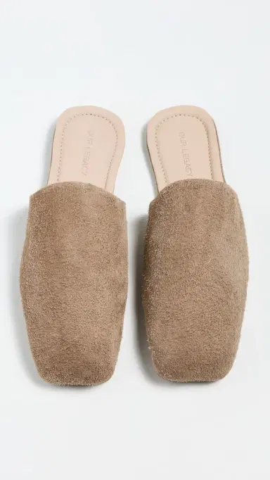 Our Legacy Suede Cigar Slip On Loafers Cedar Speckled Suede | Thumbnail 4