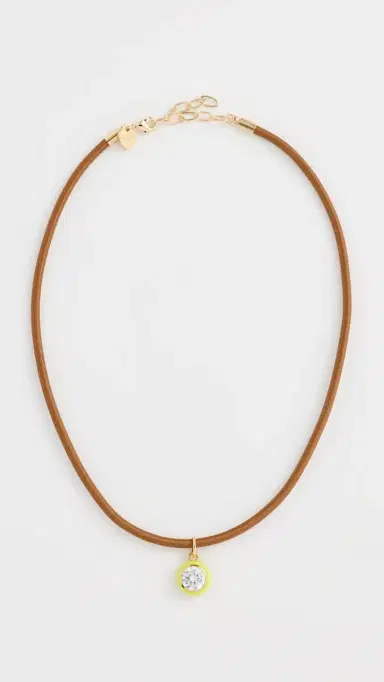 HART Enamel Bezel Cord Necklace | Thumbnail 2