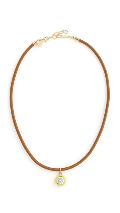 HART Enamel Bezel Cord Necklace | Thumbnail 5