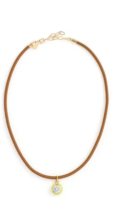 HART Enamel Bezel Cord Necklace | Thumbnail 1