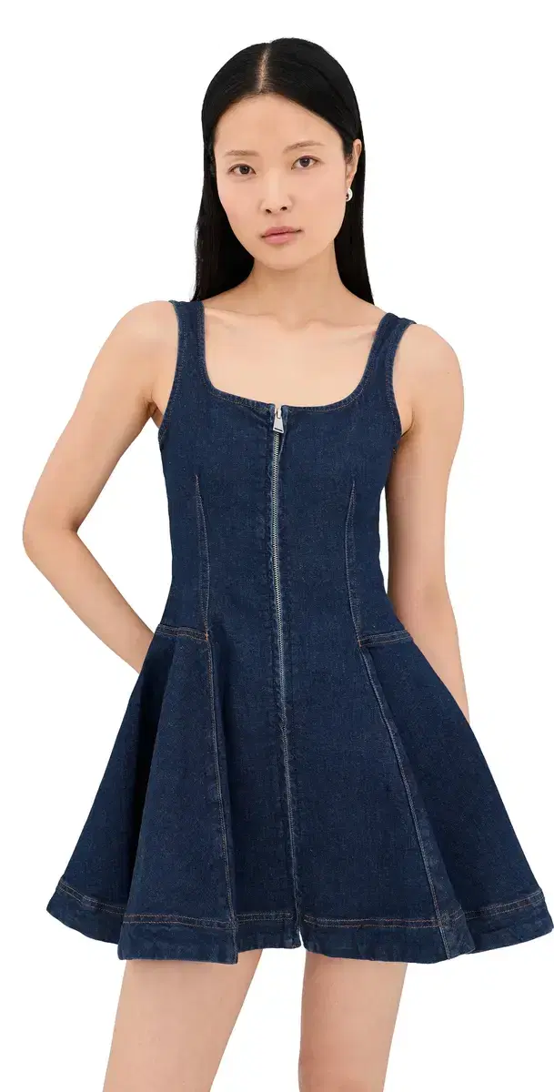 Eleodra Denim Mini Dress Imperial
