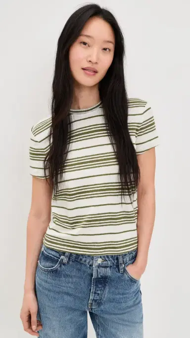 Frame The Linen Baby Tee | Thumbnail 2
