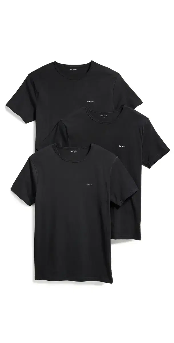 T-hirt 3 Pack Black
