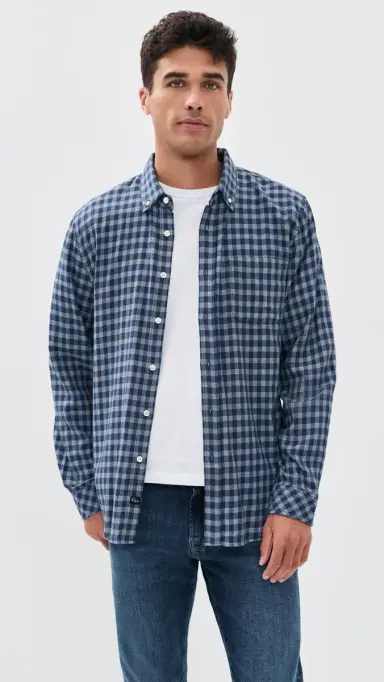 RAILS Vance Shirt Navy Check | Thumbnail 2 RAILS Vance Shirt Navy Check | Thumbnail 2