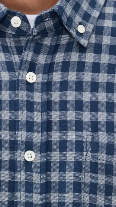 RAILS Vance Shirt Navy Check | Thumbnail 6 RAILS Vance Shirt Navy Check | Thumbnail 6