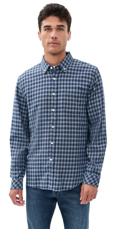 RAILS Vance Shirt Navy Check | Thumbnail 1 RAILS Vance Shirt Navy Check | Thumbnail 1