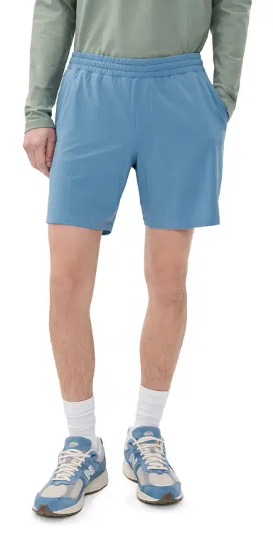 Beyond Yoga Pivotal 2.0 Lined Shorts 7 Harbor Blue | Thumbnail 1 Beyond Yoga Pivotal 2.0 Lined Shorts 7 Harbor Blue | Thumbnail 1
