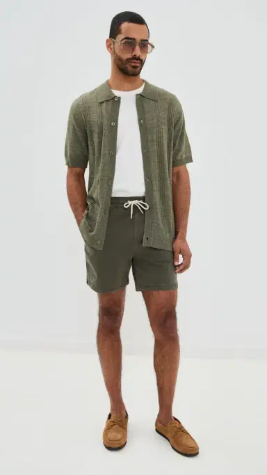 NN07 Gregor Pull On Shorts 5 Capers | Thumbnail 5