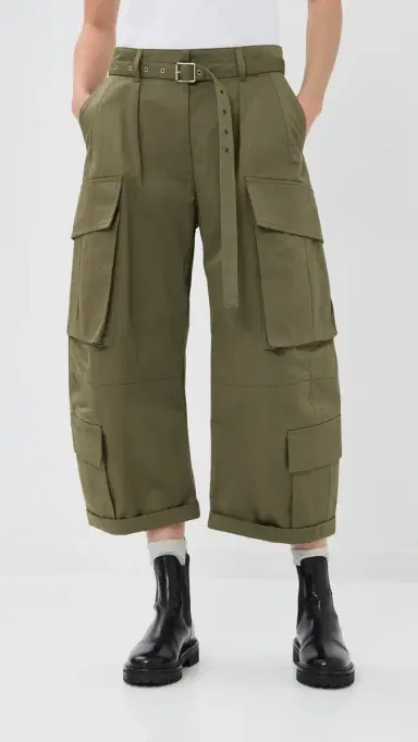 Acne Studios Trousers Khaki Green | Thumbnail 3 Acne Studios Trousers Khaki Green | Thumbnail 3
