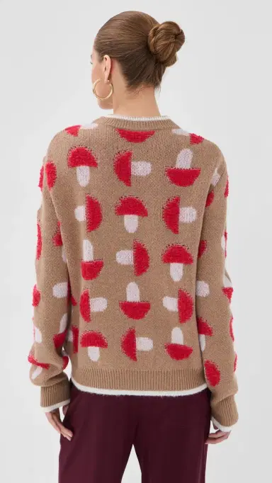 La DoubleJ Fun Guy Sweater Camel | Thumbnail 3 La DoubleJ Fun Guy Sweater Camel | Thumbnail 3