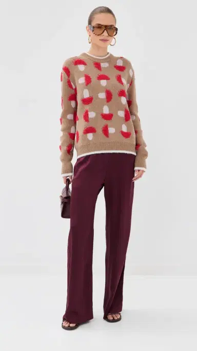 La DoubleJ Fun Guy Sweater Camel | Thumbnail 5 La DoubleJ Fun Guy Sweater Camel | Thumbnail 5