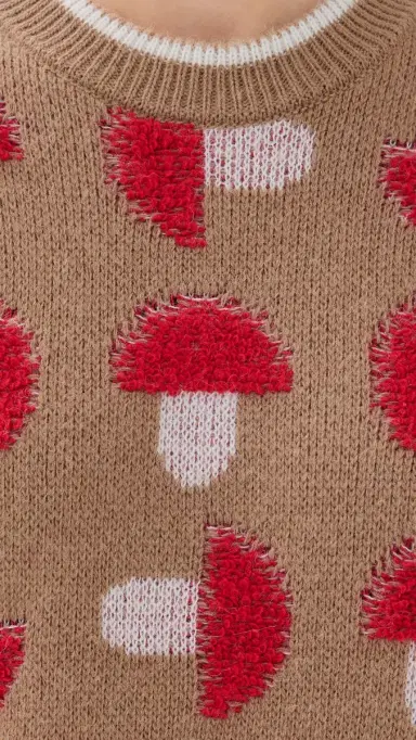 La DoubleJ Fun Guy Sweater Camel | Thumbnail 6 La DoubleJ Fun Guy Sweater Camel | Thumbnail 6