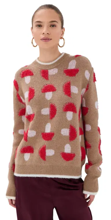 La DoubleJ Fun Guy Sweater Camel | Thumbnail 1 La DoubleJ Fun Guy Sweater Camel | Thumbnail 1