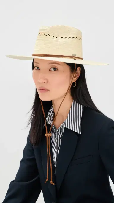 Brixton Beck Rancher Straw Hat Natural | Thumbnail 3