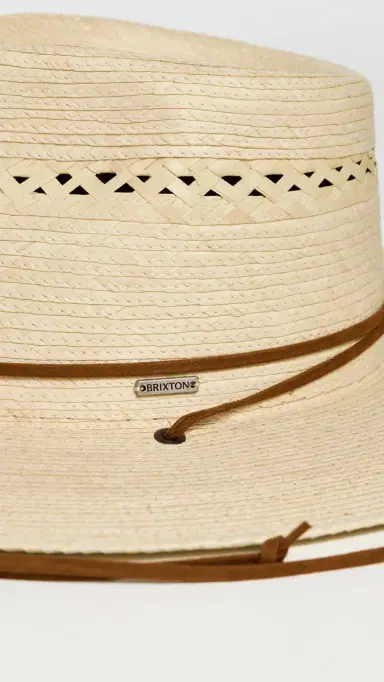Brixton Beck Rancher Straw Hat Natural | Thumbnail 4