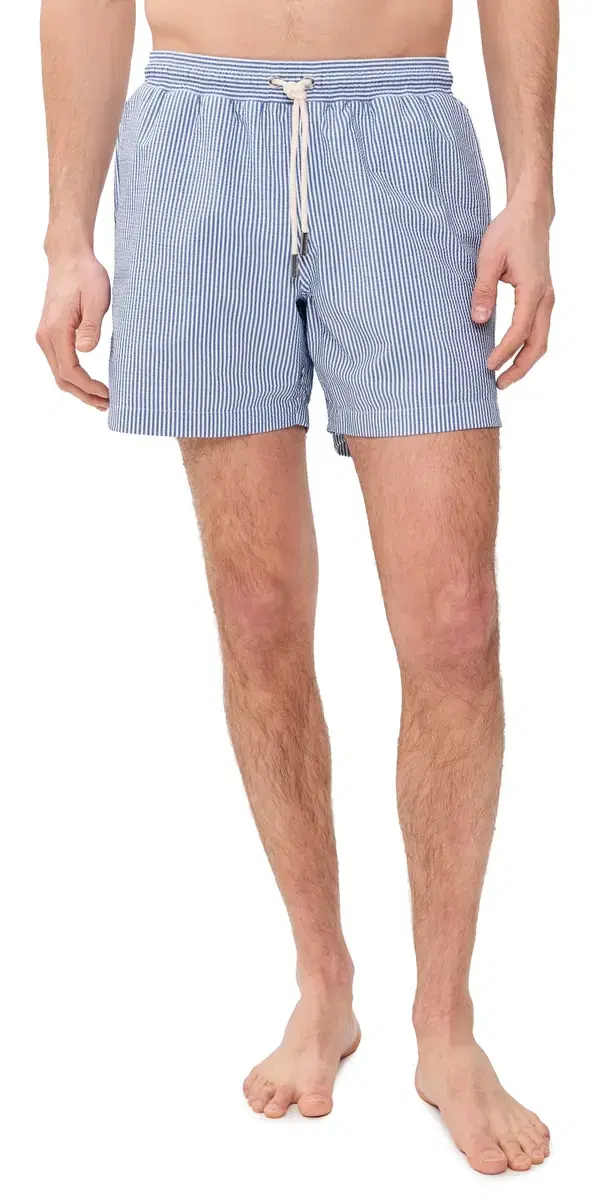 Seersucker Stripe Boxers III 6 Nova Blue
