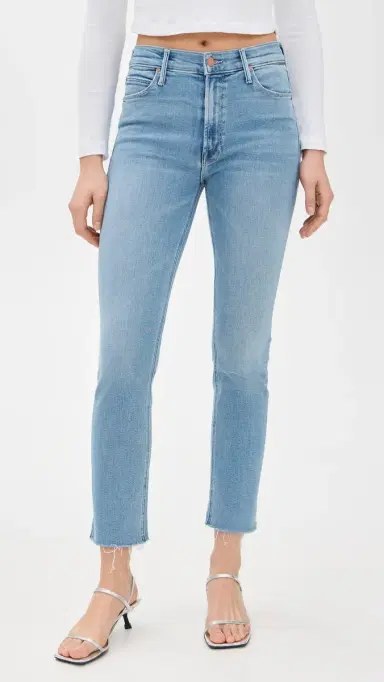 Mother Mid Rise Dazzler Ankle Fray Jeans Blessing In Disguise 26 | Thumbnail 2 Mother Mid Rise Dazzler Ankle Fray Jeans Blessing In Disguise 26 | Thumbnail 2