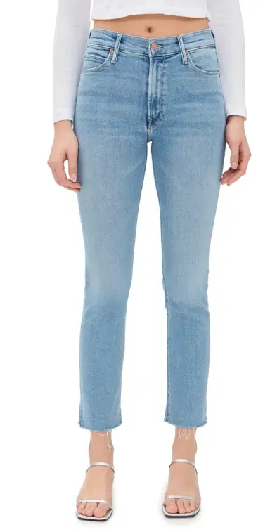 Mother Mid Rise Dazzler Ankle Fray Jeans Blessing In Disguise 26 | Thumbnail 1 Mother Mid Rise Dazzler Ankle Fray Jeans Blessing In Disguise 26 | Thumbnail 1