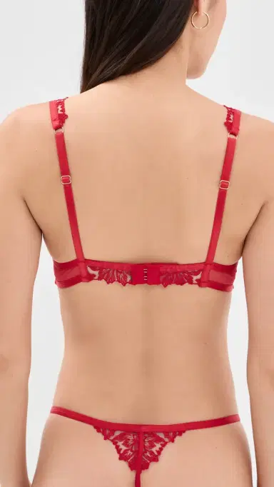 Bluebella Samara Wired Bra Red/Sheer | Thumbnail 3