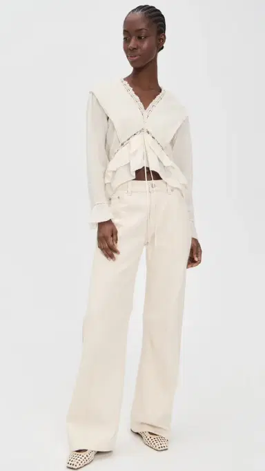 Isabel Marant Étoile Damienne Blouse Ecru | Thumbnail 5 Isabel Marant Étoile Damienne Blouse Ecru | Thumbnail 5