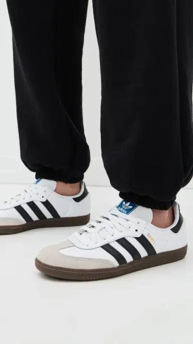 Adidas Samba OG Sneakers Cloud White/Core Black/Gum 7 | Thumbnail 3