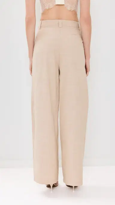 LIONESS a Quinta Pants Tan Pinstripe | Thumbnail 3 LIONESS a Quinta Pants Tan Pinstripe | Thumbnail 3