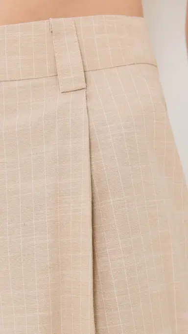 LIONESS a Quinta Pants Tan Pinstripe | Thumbnail 6 LIONESS a Quinta Pants Tan Pinstripe | Thumbnail 6