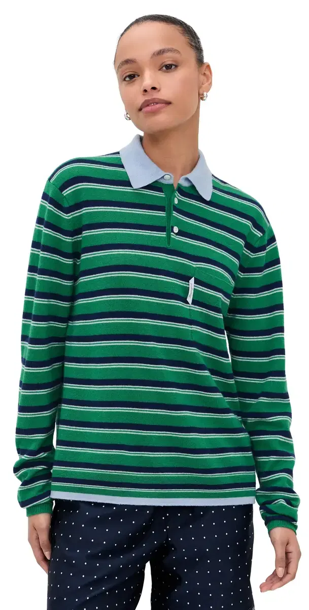 Knit tripe Polo Green tripe