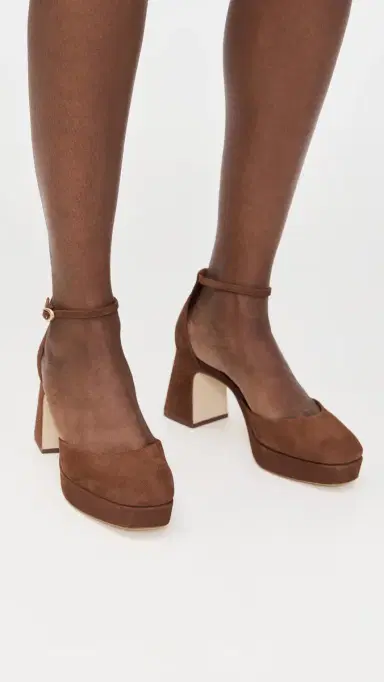 Larroudé Ari Verona Low Pumps Burnt Umber | Thumbnail 3 Larroudé Ari Verona Low Pumps Burnt Umber | Thumbnail 3