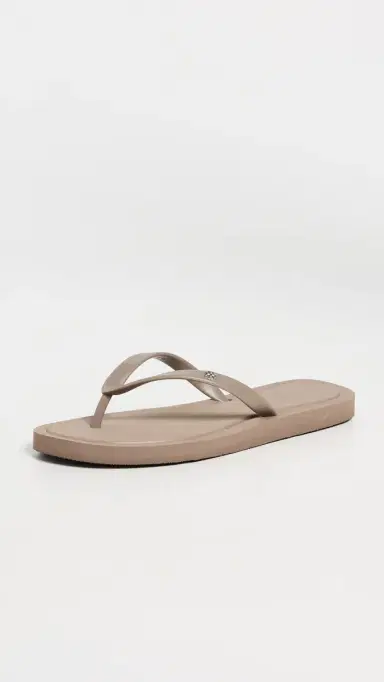 Tory Burch Kira Padded Flip Flops Mountain Grey/Silver 8 | Thumbnail 2
