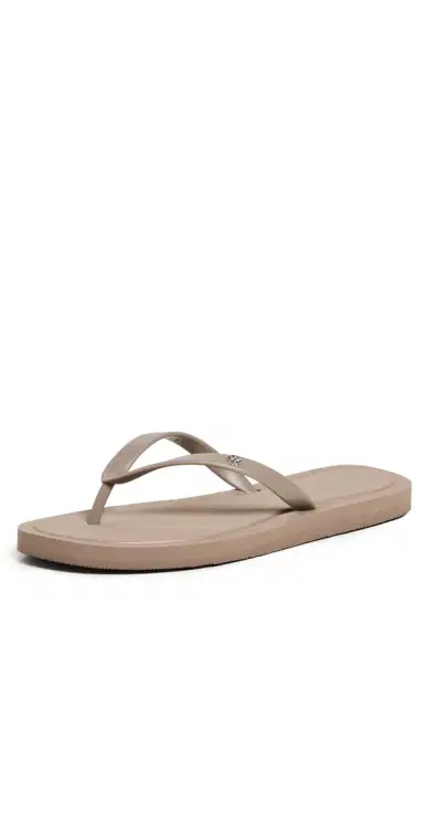 Tory Burch Kira Padded Flip Flops Mountain Grey/Silver 8 | Thumbnail 1