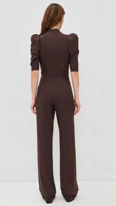 BLACK HALO Ara Jumpsuit Espresso 4 | Thumbnail 3