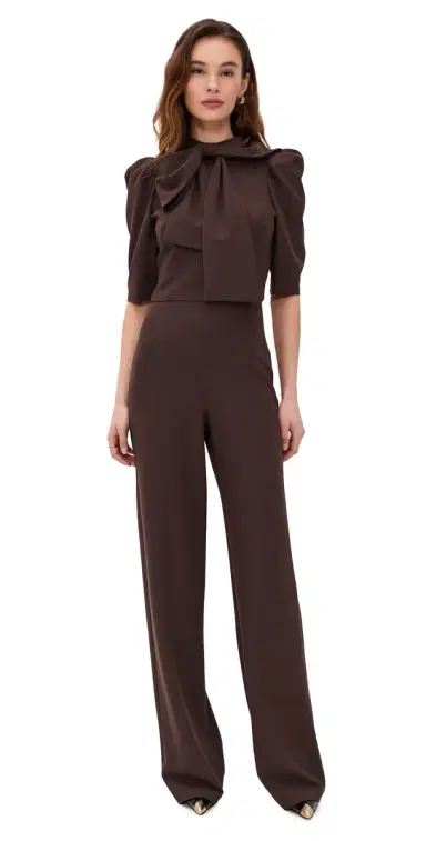 BLACK HALO Ara Jumpsuit Espresso 4 | Thumbnail 1