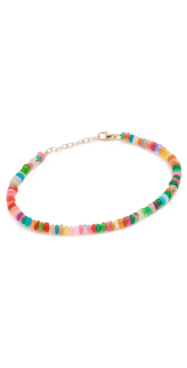 JIA JIA Rainbow Smooth Large Opal Bracelet Rainbow One Size