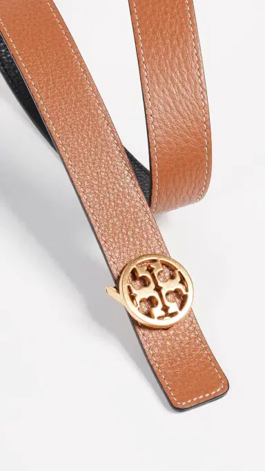 Tory Burch Miller Reversible Belt 1 Black/Gold L | Thumbnail 5 Tory Burch Miller Reversible Belt 1 Black/Gold L | Thumbnail 5