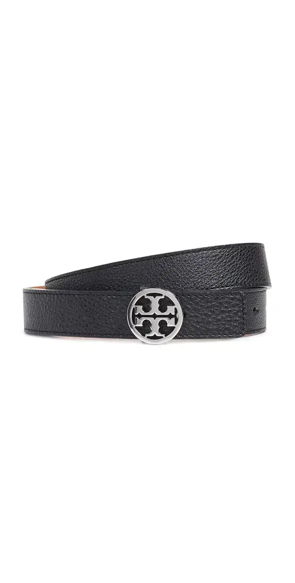 Tory Burch Miller Reversible Belt 1 Black/ilver