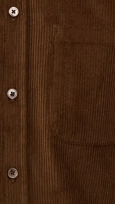 Portuguese Flannel Lobo 2.0 Corduroy Button Down Shirt Brown L | Thumbnail 6 Portuguese Flannel Lobo 2.0 Corduroy Button Down Shirt Brown L | Thumbnail 6