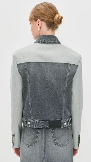 Stella McCartney Tailoring ixed Jacket Grey Wash | Thumbnail 3