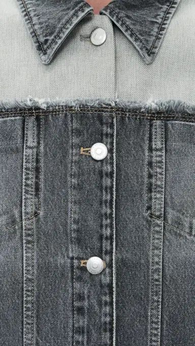 Stella McCartney Tailoring ixed Jacket Grey Wash | Thumbnail 6
