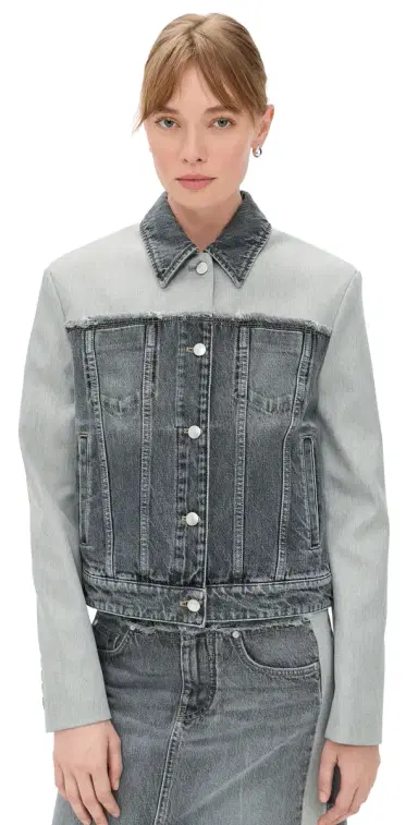 Stella McCartney Tailoring ixed Jacket Grey Wash | Thumbnail 1