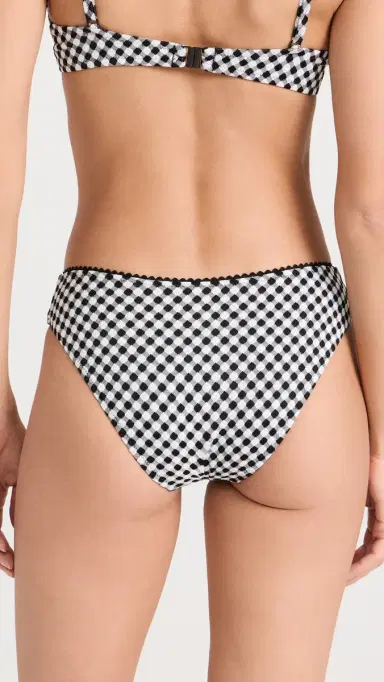 Solid & Striped The Daphne Bikini Bottoms Blackout X Marshmallow L | Thumbnail 3 Solid & Striped The Daphne Bikini Bottoms Blackout X Marshmallow L | Thumbnail 3