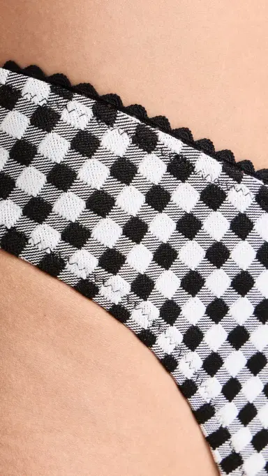Solid & Striped The Daphne Bikini Bottoms Blackout X Marshmallow L | Thumbnail 5 Solid & Striped The Daphne Bikini Bottoms Blackout X Marshmallow L | Thumbnail 5