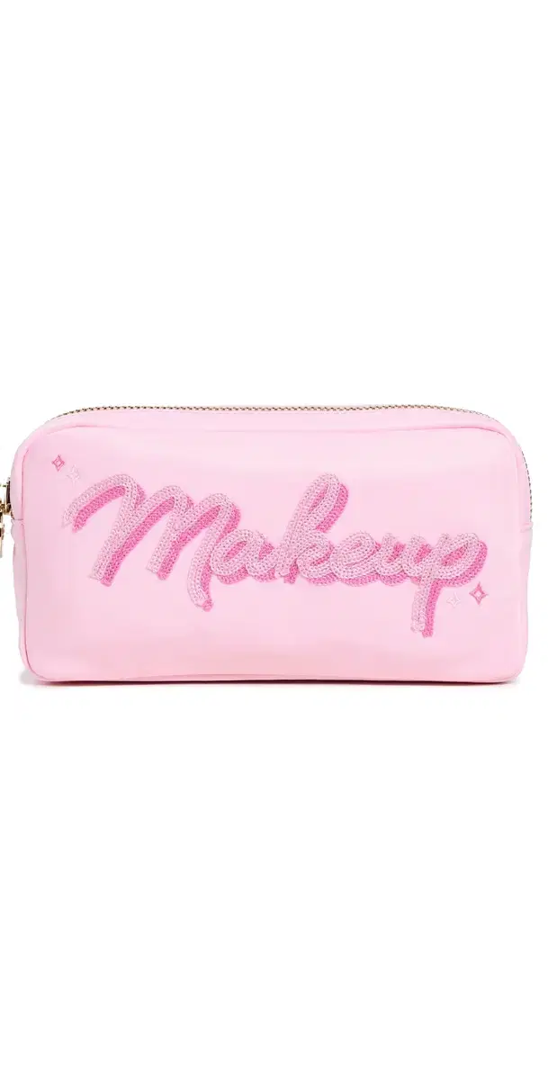 Makeup Embroidered Small Pouch Flamingo One Size